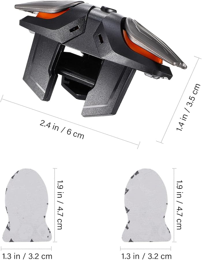Game Controller Triggers with Gloves Finger Design Fast Response Includes Charging Cable - Image 2